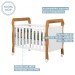 Quarto de Bebê Completo Mila 100% Mdf 4 Portas 6 Gavetas Branco/Amadeirado 5299 - Tigus Baby