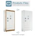 Quarto de Bebê Completo Mila 100% Mdf 4 Portas 6 Gavetas Branco/Amadeirado 5299 - Tigus Baby