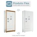 Quarto de Bebê Completo Mila 100% Mdf 4 Portas 6 Gavetas Branco/Amadeirado 5425 - Tigus Baby
