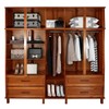 Guarda-Roupa Casal Campo Grande 10 Portas 4 Gavetas com Espelho Madeira Maciça Ypê - Rodmoveis