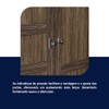 Guarda-Roupa Solteiro Campo Grande 6 Portas com Espelho Madeira Maciça Imbuia - Rodmoveis
