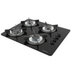 Cooktop 4 Bocas Safe Vidro Preto 27001301 - Fogatti