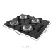 Cooktop 4 Bocas Safe Vidro Preto 27001301 - Fogatti