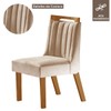 Kit 6 Cadeiras Lottus Cinamomo/Creme - Lj Móveis
