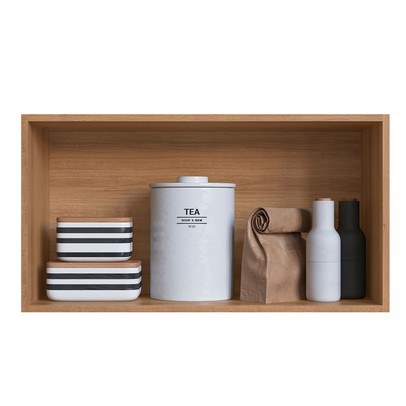 Cozinha Compacta Cedro 8 Portas 3 Gavetas Montana/Fumê - Quiditá Móveis