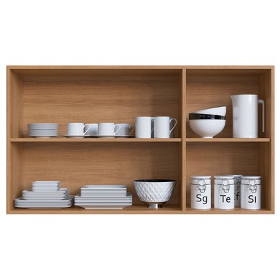 Cozinha Compacta Mogno 9 Portas 3 Gavetas Montana/Grafite - Quiditá Móveis