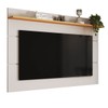 Painel para TV Até 70 Polegadas Bristol 1 Prateleira Off White/Nature - Panorama Móveis