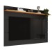 Painel para TV Até 70 Polegadas Bristol 1 Prateleira Black/Freijo - Panorama Móveis