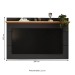 Painel para TV Até 70 Polegadas Bristol 1 Prateleira Black/Freijo - Panorama Móveis