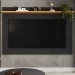 Painel para TV Até 70 Polegadas Bristol 1 Prateleira Black/Freijo - Panorama Móveis