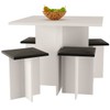 Mesa de Jantar 4 Lugares Stella Branco - Pnr Móveis