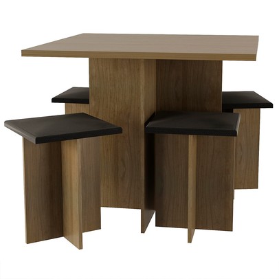 Mesa de Jantar 4 Lugares Stella Avela - Pnr Móveis