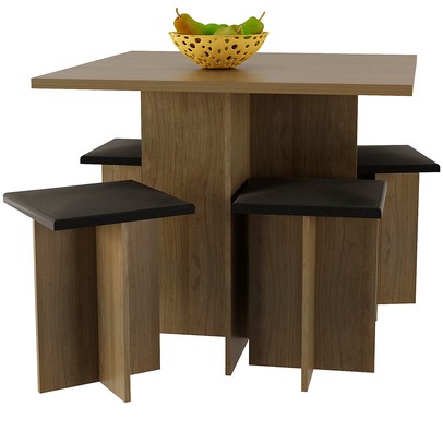 Mesa de Jantar 4 Lugares Stella Avela - Pnr Móveis