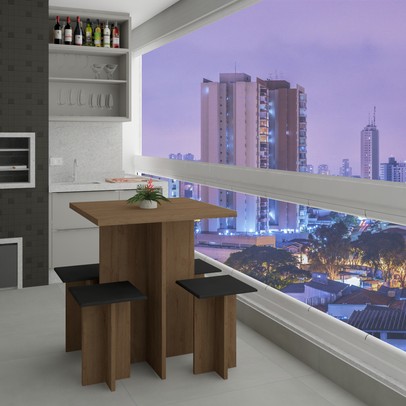 Mesa de Jantar 4 Lugares Stella Avela - Pnr Móveis