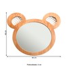 Espelho Decorativo Infantil Urso 43x44cm Pinus - In House Decor