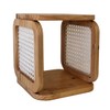 Nicho Decorativo Mariah 25x25cm Pinus - In House Decor