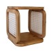 Nicho Decorativo Mariah 25x25cm Pinus - In House Decor