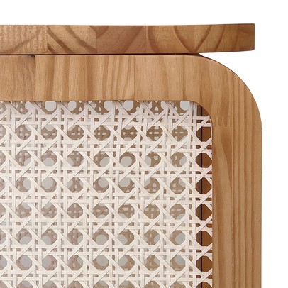 Nicho Decorativo Mariah 25x25cm Pinus - In House Decor