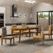 Mesa de Jantar 6 Lugares Jade Cinamomo/Off White - Panorama Móveis