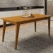 Mesa de Jantar 6 Lugares Jade Cinamomo/Off White - Panorama Móveis