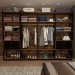 Closet Industrial Marseille 4 Gavetas 8 Prateleiras 2 Cabideiros Black/Brise - Panorama Móveis