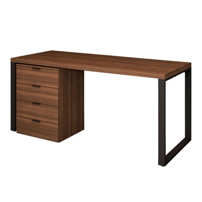 Conjunto Home Office Escrivaninha 120 Cm e Gaveteiro Munique - Kappesberg