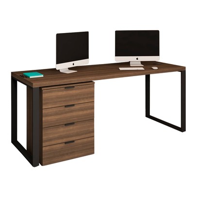 Conjunto Home Office Mesa Diretor 150 Cm e Gaveteiro Munique - Kappesberg