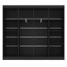 Closet Casal Helena Diamantina 8 Prateleiras Preto Fosco - Panorama Móveis