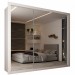 Guarda-Roupa Casal Olivia Diamantina 3 Portas de Correr 4 Gavetas Espelhado Branco - Panorama Móveis