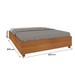 Base de Cama Box Queen Mônaco Cinamomo - Tcil Móveis