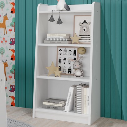 Estante para Livros Infantil P04.0004 3 Prateleiras Branco - Movelbras