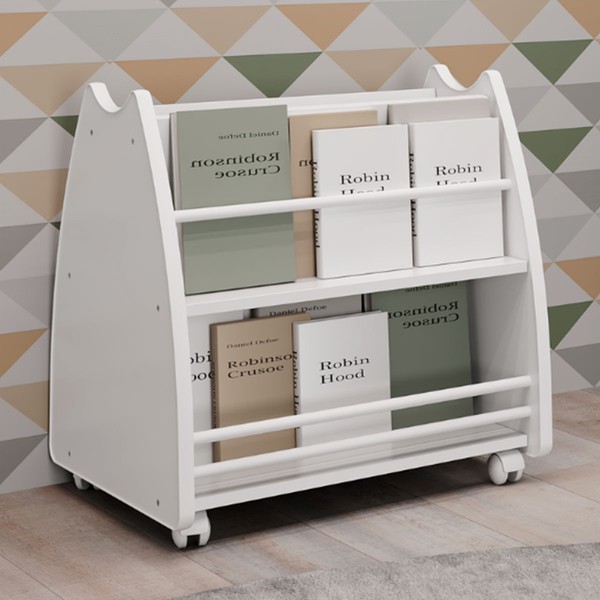 Estante para Livros Infantil Branco - Movelbras