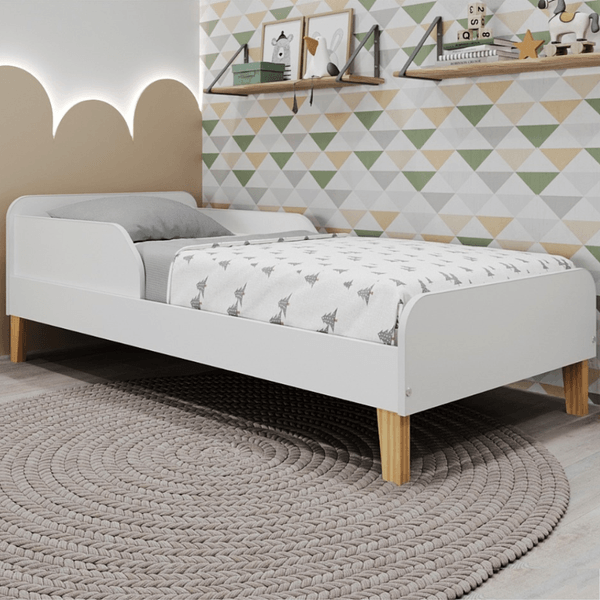 Mini-Cama Mimo Montessoriana Branco - Movelbras