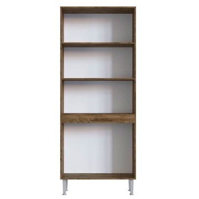 Paneleiro Duplo Athena 4 Portas Itauba/Off White - Irm Móveis