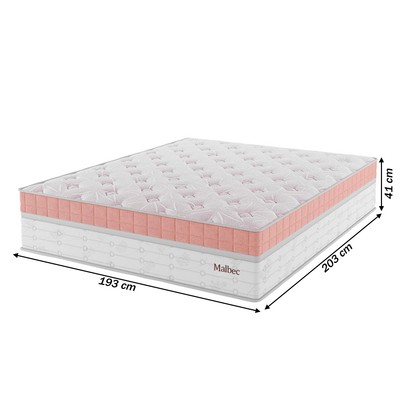 Colchão Duplo King Malbec Rose - Vian