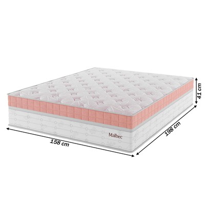 Colchão Duplo Queen Malbec Rose - Vian
