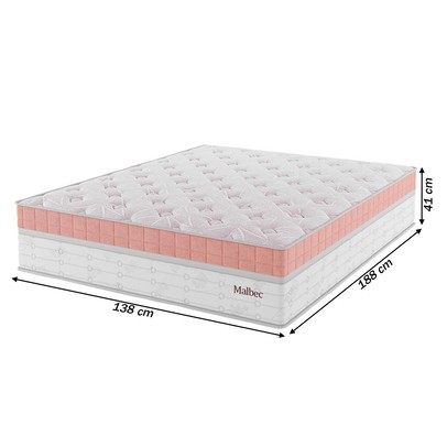 Colchão Duplo Casal Malbec Rose - Vian