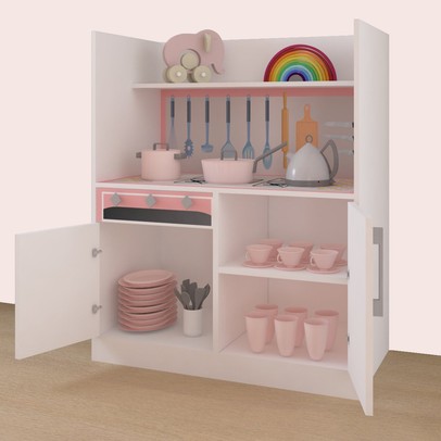 Quarto Infantil Completo Viagem Encantada 4 Portas 1 Gaveta Branco - Panorama Móveis