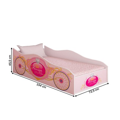 Quarto Infantil Completo Viagem Encantada 4 Portas 1 Gaveta Rosa - Panorama Móveis