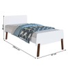 Cama Solteiro Orlando Branco - Art In Móveis