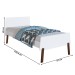 Cama Solteiro Orlando Branco - Art In Móveis