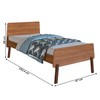 Cama Solteiro Orlando Nogal - Art In Móveis