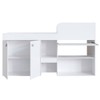 Cama de Solteiro Multifuncional Monterey 2 Portas Branco - Art In Móveis
