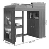 Cama de Solteiro Multifuncional San Francisco 2 Portas Branco - Art In Móveis
