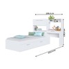Cama Infantil Tokkio 4 Portas 1 Gaveta Branco - Art In Móveis