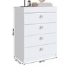 Cômoda Lock 4 Gavetas Branco - Art In Móveis