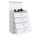 Cômoda Lock 4 Gavetas Branco - Art In Móveis