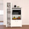 Armário de Cozinha Paula com Cristaleira 3 Portas Branco - Panorama Móveis