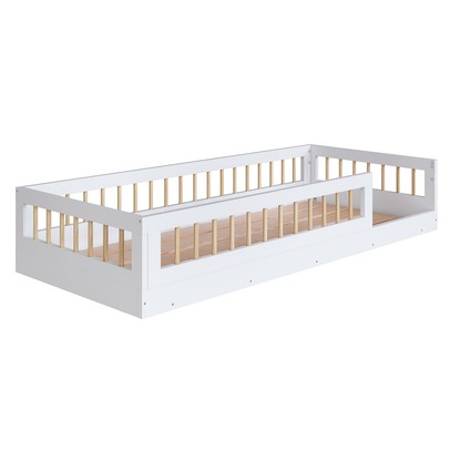 Cama Infantil Montessoriana Affetto Branco - Completa Móveis