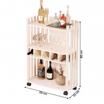 Bar Adega Ripado com Rodízios Perola Jb 2200 - Jb Bechara